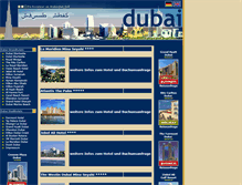 Tablet Screenshot of hotelangebote.dubai-city.de